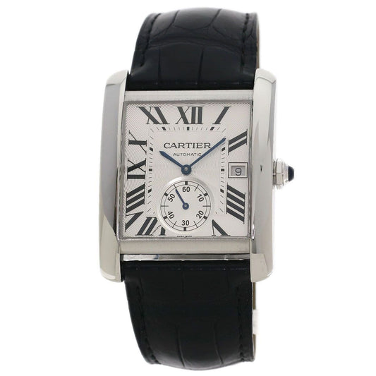 Cartier Tank MC LM Watch SS Leather