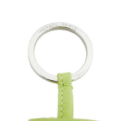 Hermes Key-ring Carmen Charm Pistachio Yellow Green Silva-hardware Key