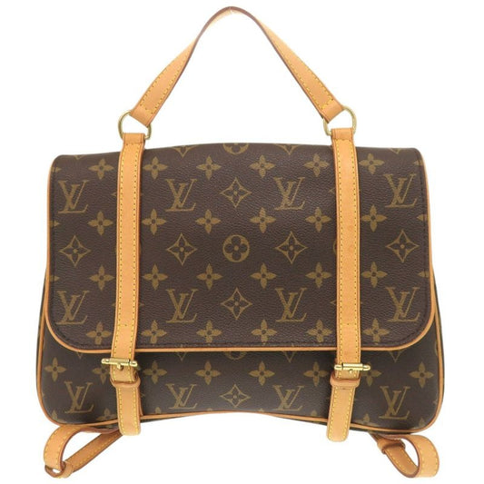 Louis Vuitton Marel Sac Ad Monogram Brown Backpack Daypack 1440