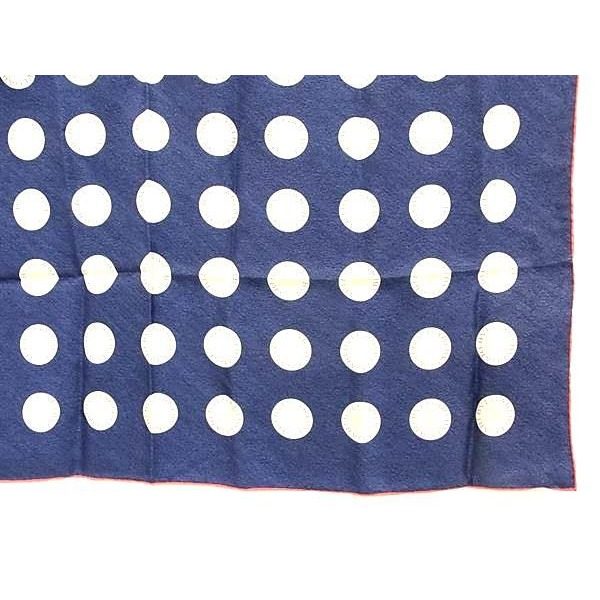Bvlgari Silk All Over Pattern Large Scarf Shawl Navy Multicolor — view 3