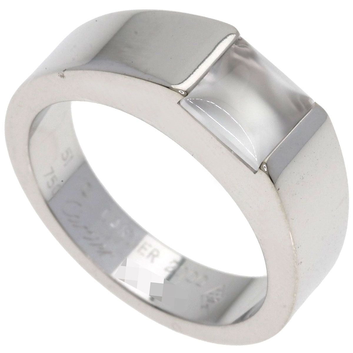 Cartier Tank Moonstone 51 Ring 18K White Gold