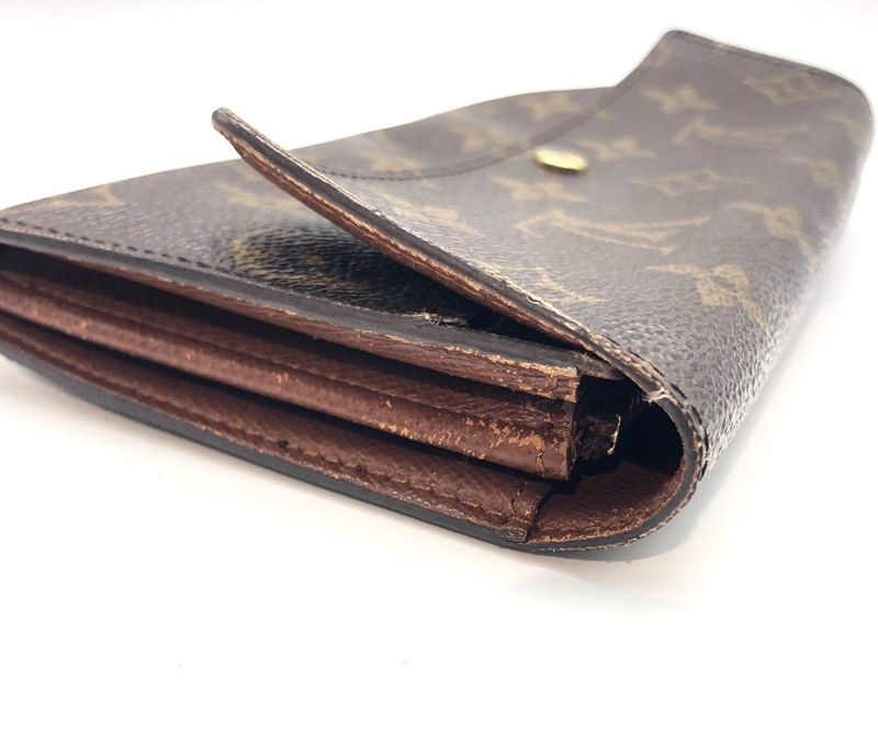 Louis Vuitton M61725 Porte Monet Cles Di Long Wallet Preowned 005888