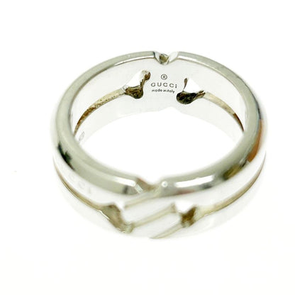 Gucci Silver Knot Infinity Ring 6.3g 925 Engraved 364367 Ring