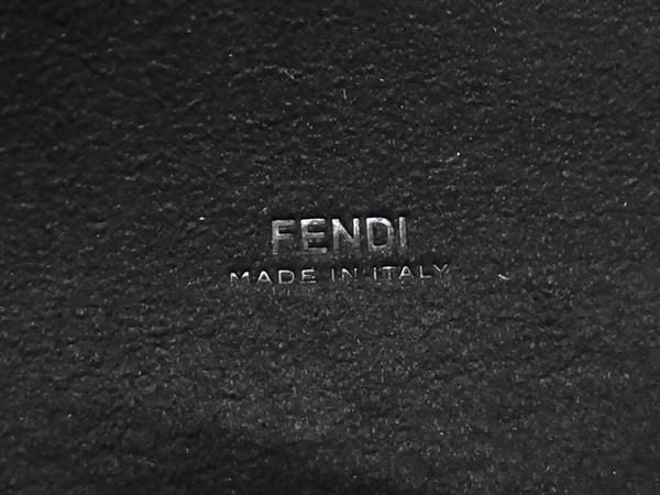 Fendi Leather Jewelry Case Accessory Case Yellow Aw0856