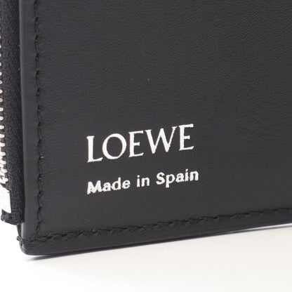 Loewe Trifold Wallet Pebble Small Vertical Black Leather — view 5