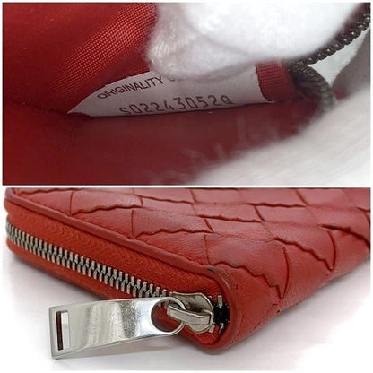 Bottega Veneta Coin Case Ec22965 Red Intrecciato