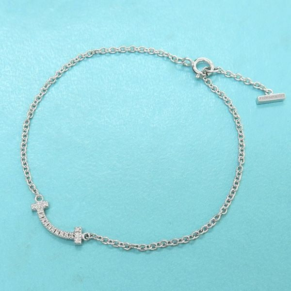 Tiffany & Co. T Smile Diamond Bracelet Mini