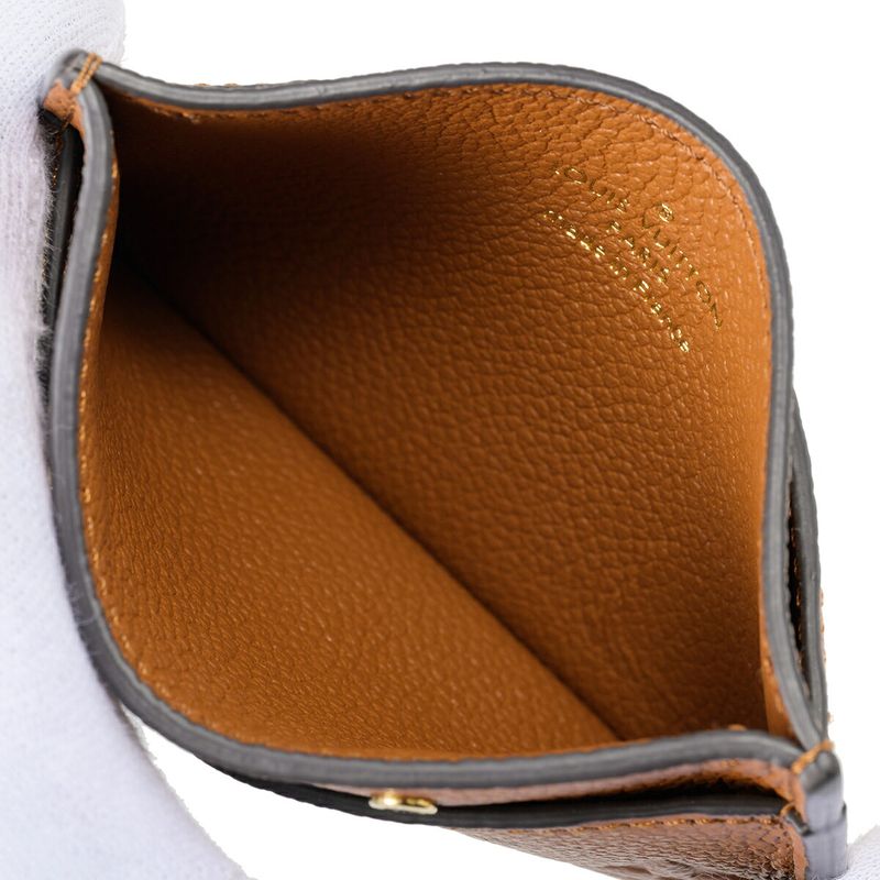 Louis Vuitton Card Case Porte Culte Surple Cognac