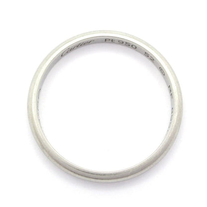 Cartier Ring 52 - Pt950 With Engraved Initials