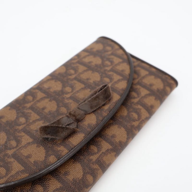 Christian DIOR Long Wallet Brand Wallet With Zipper