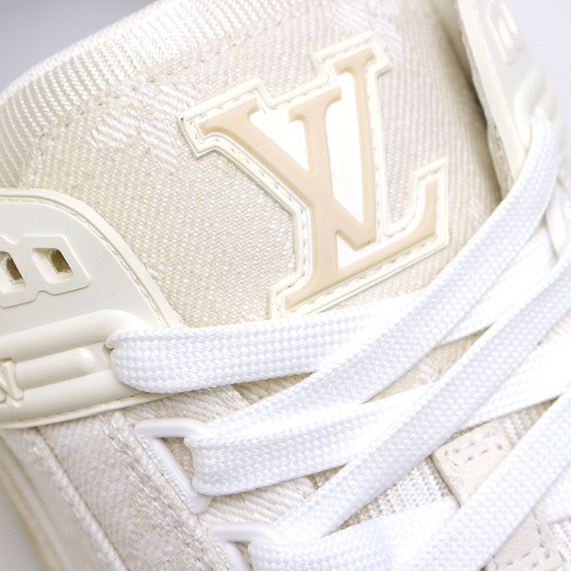 Louis Vuitton Low Cut Sneakers LV Trainer Line 8 Monogram White
