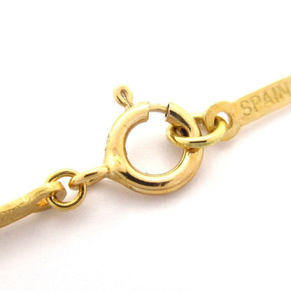 Tiffany & Co Necklace Open Teardrop 18K Yellow Gold