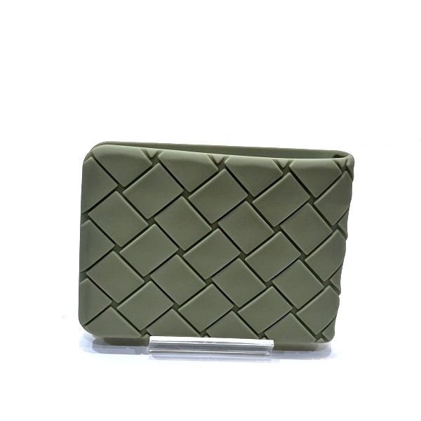 Bottega Veneta 701848 Silicone Billfold Branded Small Accessories Card Case