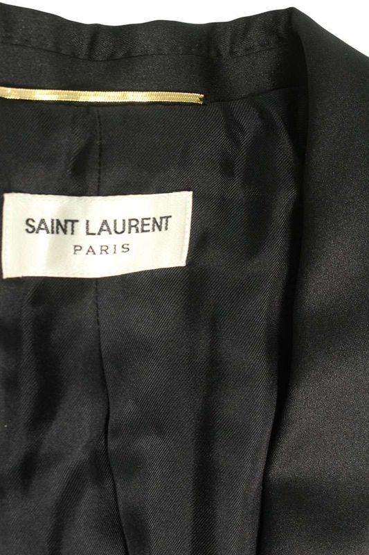 Saint Laurent Paris 370350 Yyd99 Smoking Wool Single Jacket Women F34