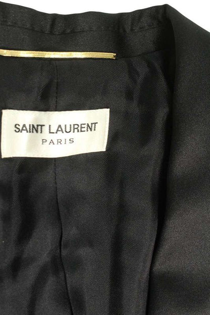 Saint Laurent Paris 370350 Yyd99 Smoking Wool Single Jacket Women F34
