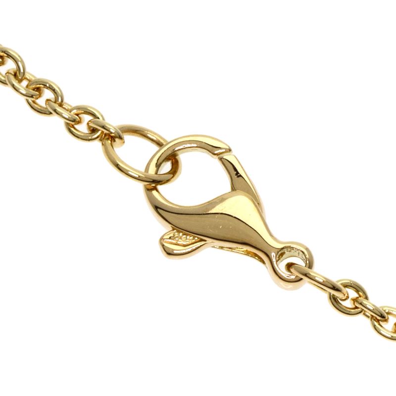 Chanel Suir Seigne Lapis Lazuli Necklace 18K Yellow Gold Ladies