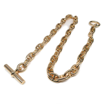 Hermes Necklace Chaine D'ancre PM 43 Pieces 43 Links Chain 18K Pink
