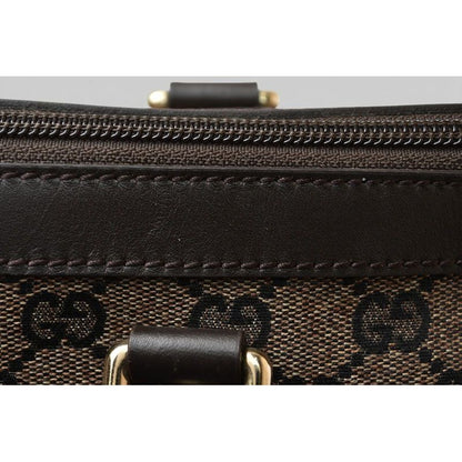 Gucci Tote Shopping GG Canvas Brown — view 14