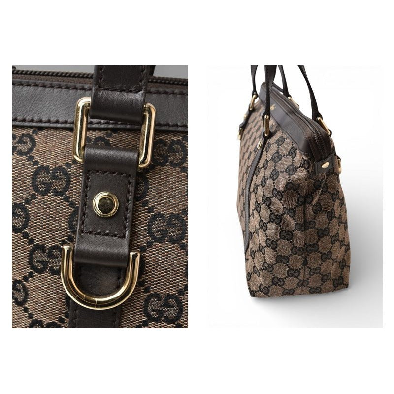 Gucci Tote Shopping GG Canvas Brown — view 3
