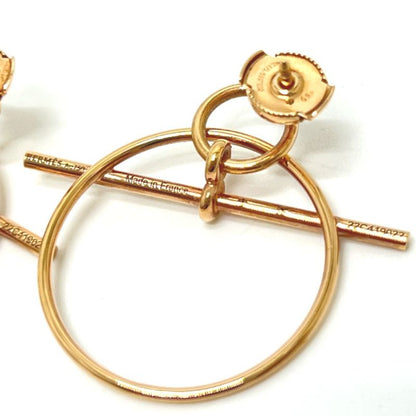 Hermes Earrings 18K Earrings Echape PM 18K Pink Gold Gold