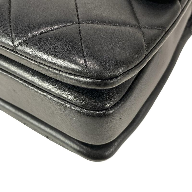 Chanel Handbag Trendy Cc/small Top Handle Flap Bag A92236 Black Lambskin
