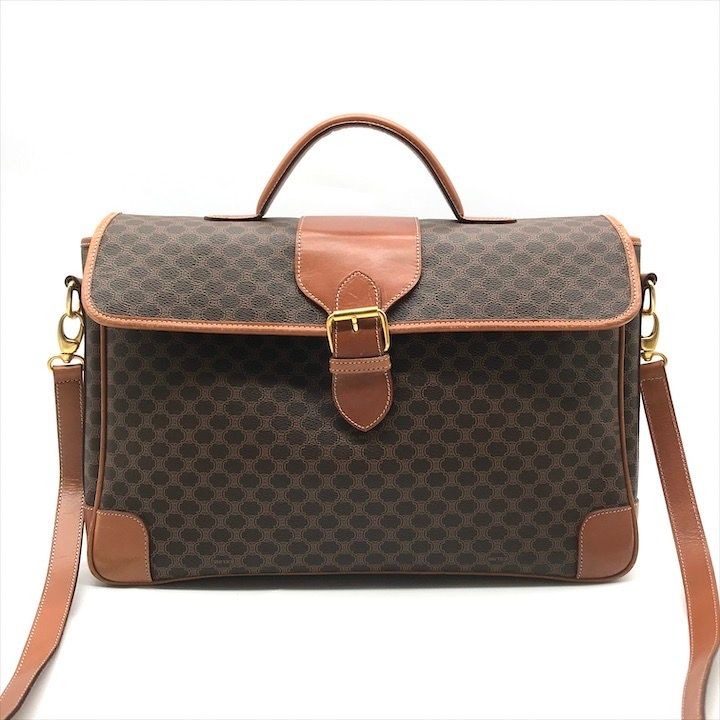 Celine Macadam Triomphe 2-Way Bag Brown