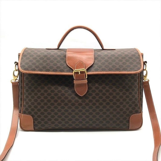 Celine Macadam Triomphe 2-Way Bag Brown