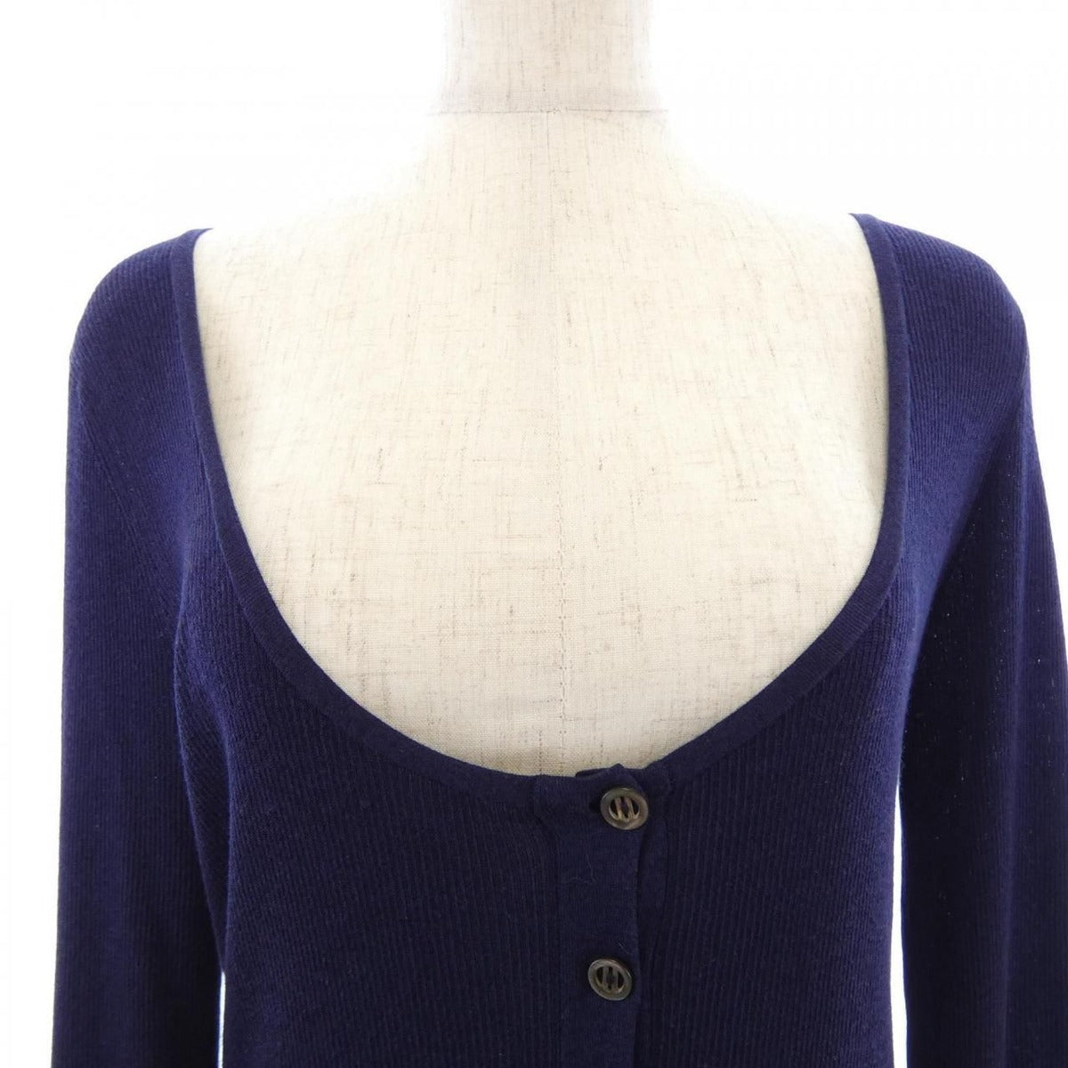 Hermes Cardigan Navy Transparency — view 5