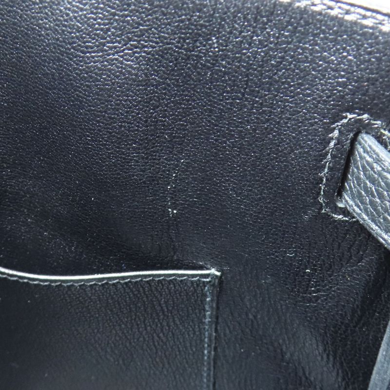 Hermes Birkin 40 Silver Hardware Handbag Taurillon Women