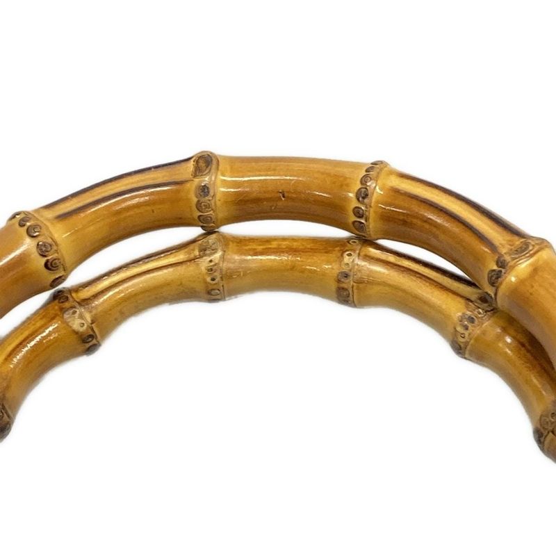 Gucci Bamboo Shopper Tote Bag 323660 Black Leather