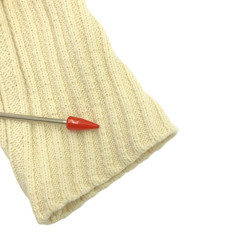 Celine - Phoebe Period Cotton Crewneck Knit - XS - Ivory - Women's