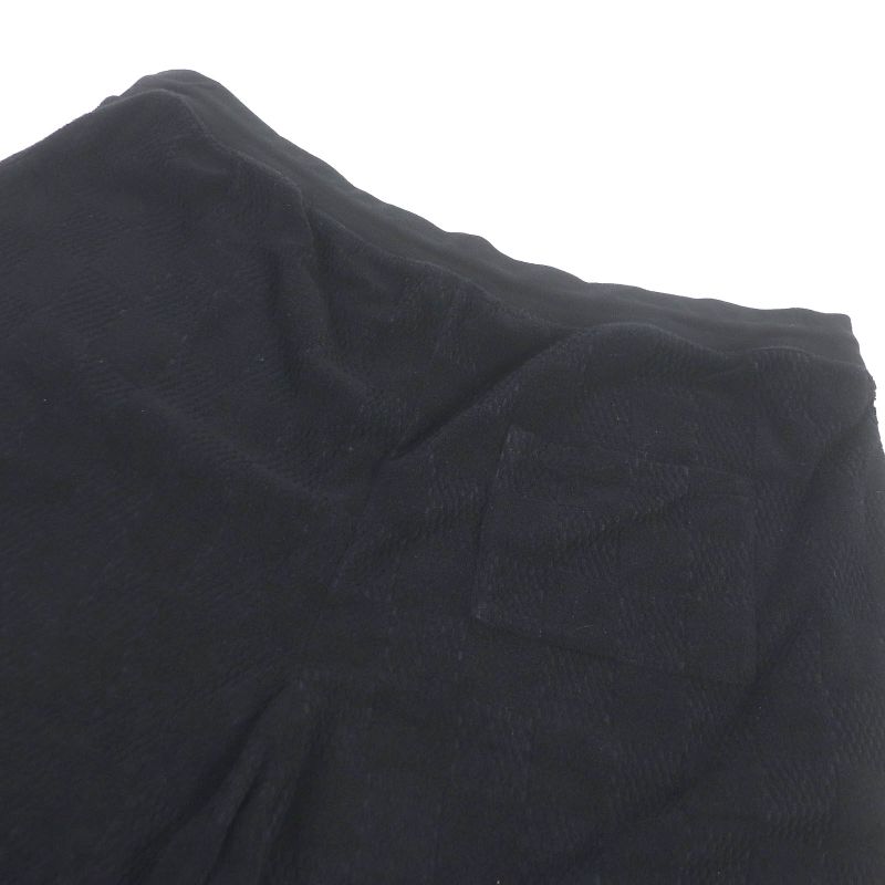 Louis Vuitton 24AW 1afrbr Damier French Terry Cotton Shorts Black 5L Made In