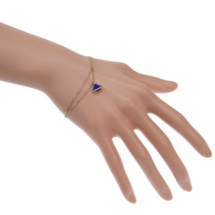 Bvlgari Bulgari Diva Dream Lapis Lazuli Bracelet 18K Yellow Gold 750 Yellow