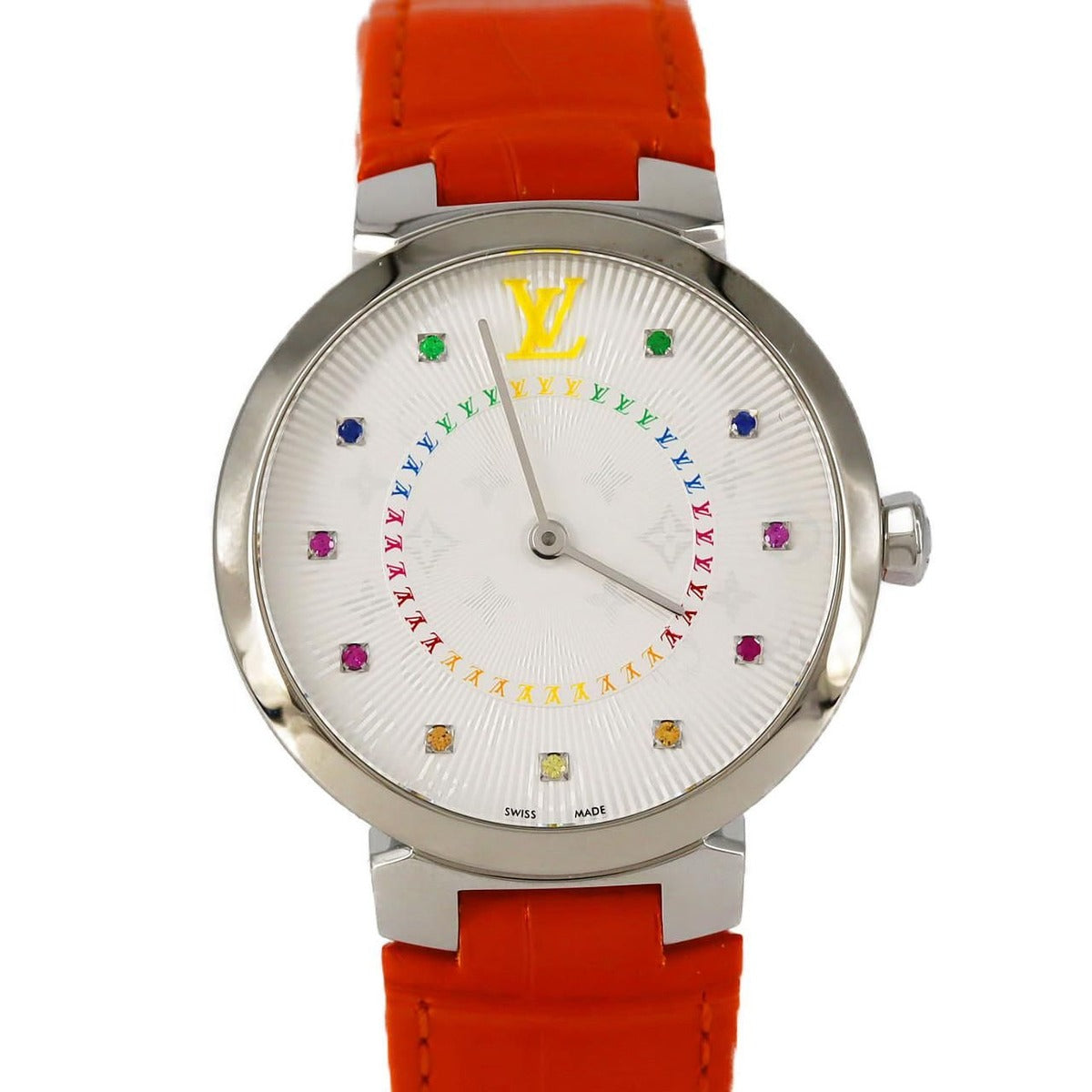 Louis Vuitton Tambour Slim 11 P Qa159 SS Quartz