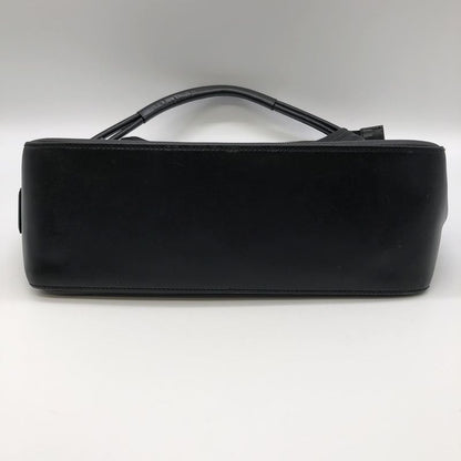 Gucci 001 8766 Shoulder Bag Handbag One Shoulder Black Leather Ladies Men