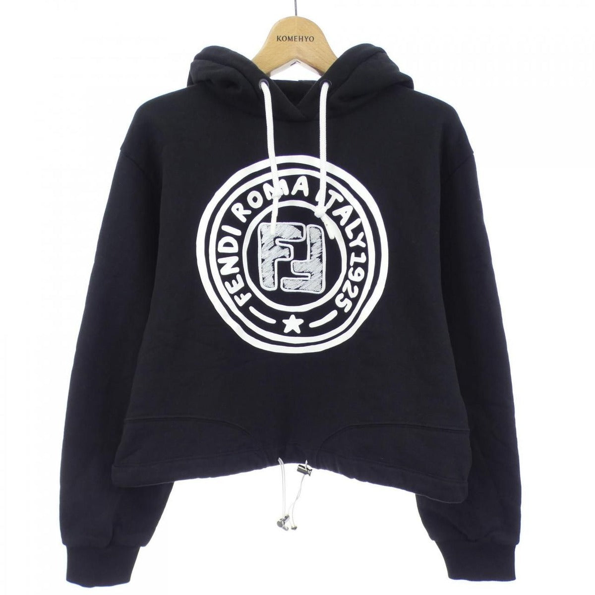 Fendi Hoodie Black XS