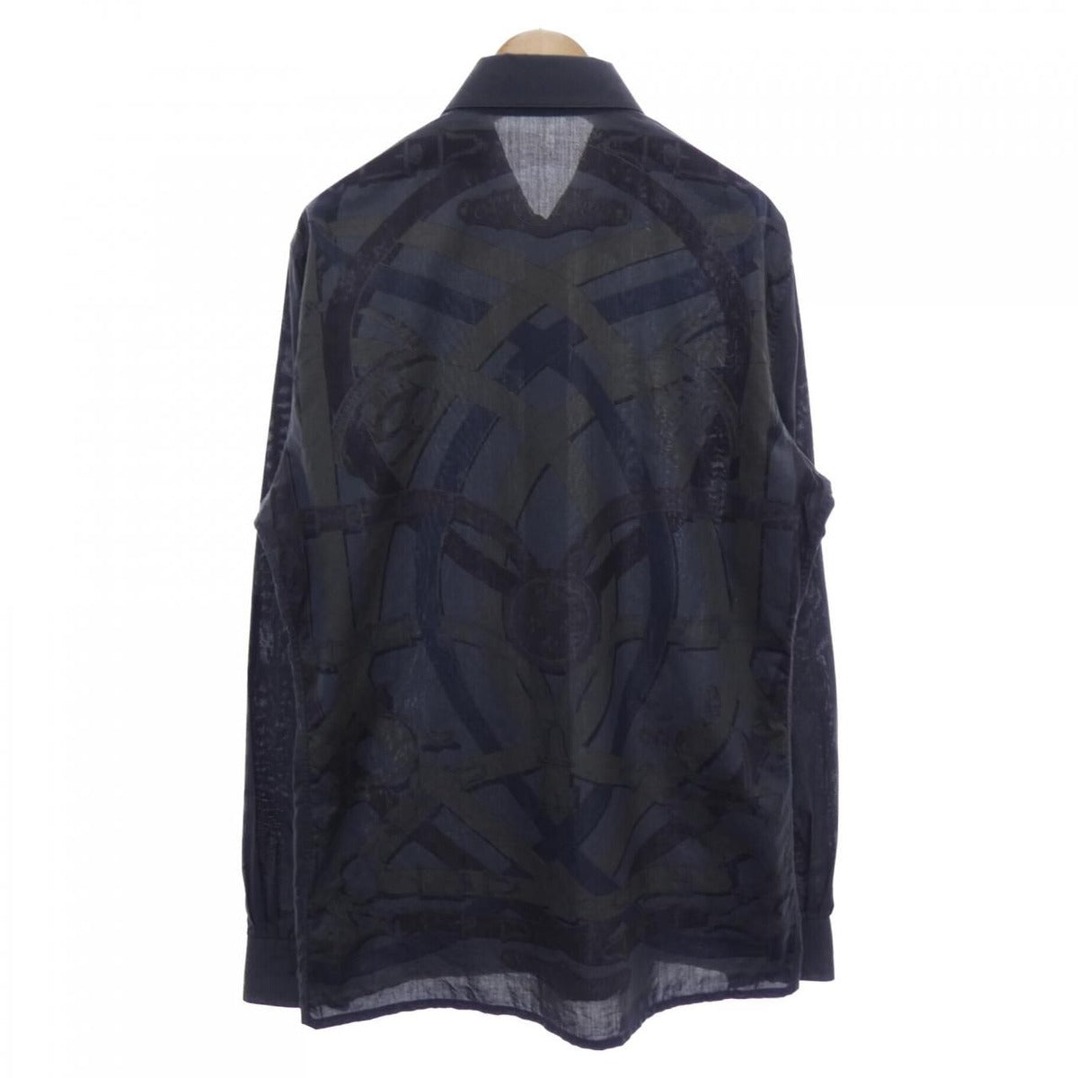 Hermes Cavalcadour Shirt Gray 38 — view 2