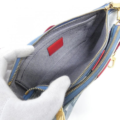 Louis Vuitton Denim Monogram Multi Pochette Shoulder Bag — view 9
