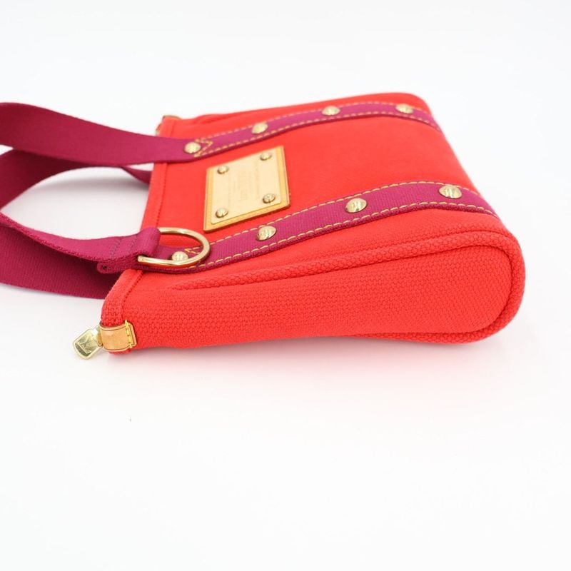 Louis Vuitton Antigua Cabas PM Rouge Handbag M40037