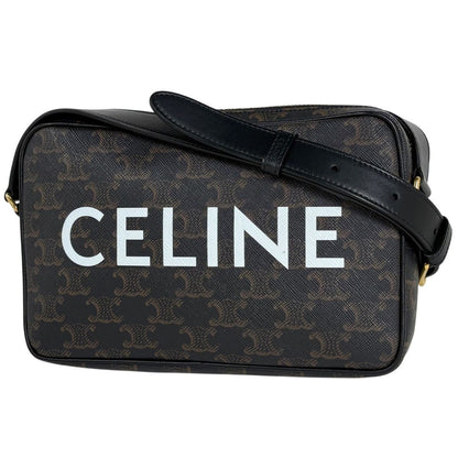 Celine Triomphe Messenger Bag Black