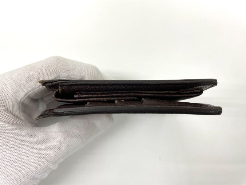 Louis Vuitton Damier Portefeuille Marco Folded Wallet N61675 Ebène (brown) Made