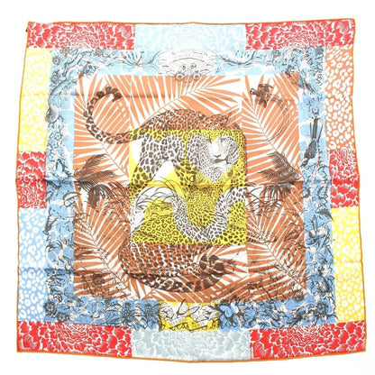 Hermes Jungle Love AU Tampon Silk Carre 70 Scarf