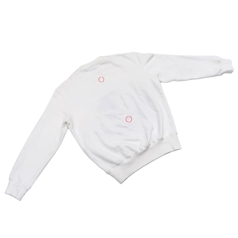 Chanel Sweatshirt Sequin M Size P63298k48933 White Sweatshirt Cotton