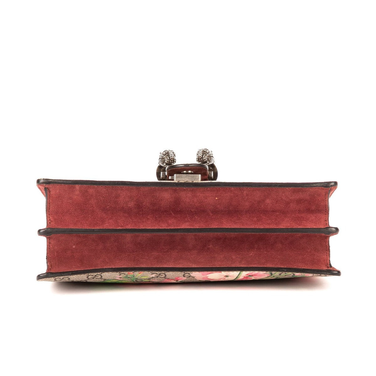 Gucci Blooms Dionysus Beige Burgundy Supreme Canvas Shoulder Bag — view 6