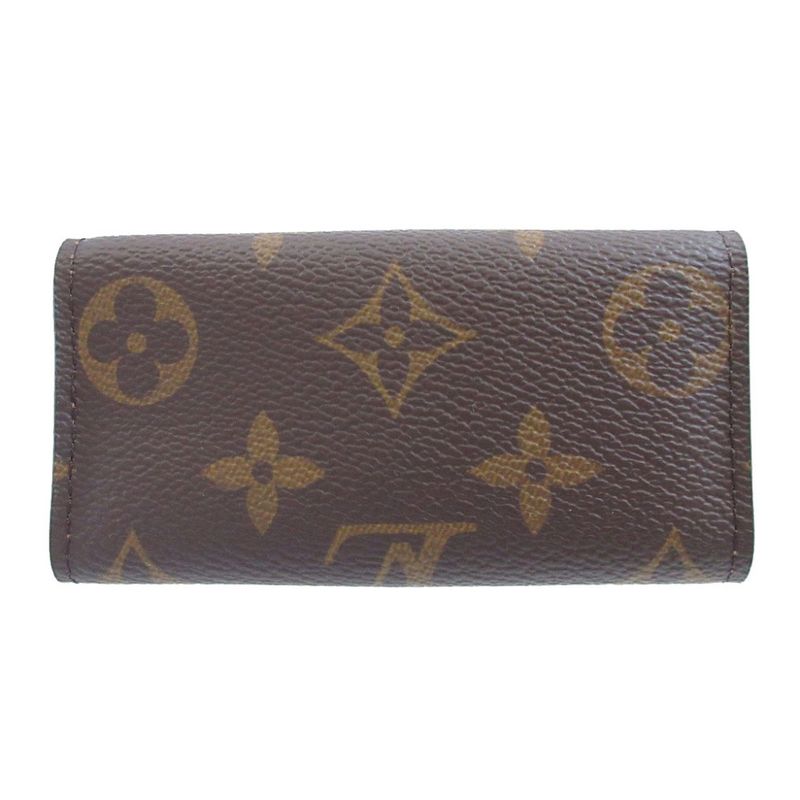 Louis Vuitton Multicles IC Chip Monogram Brown 4-ring Key Case 1900 Louis