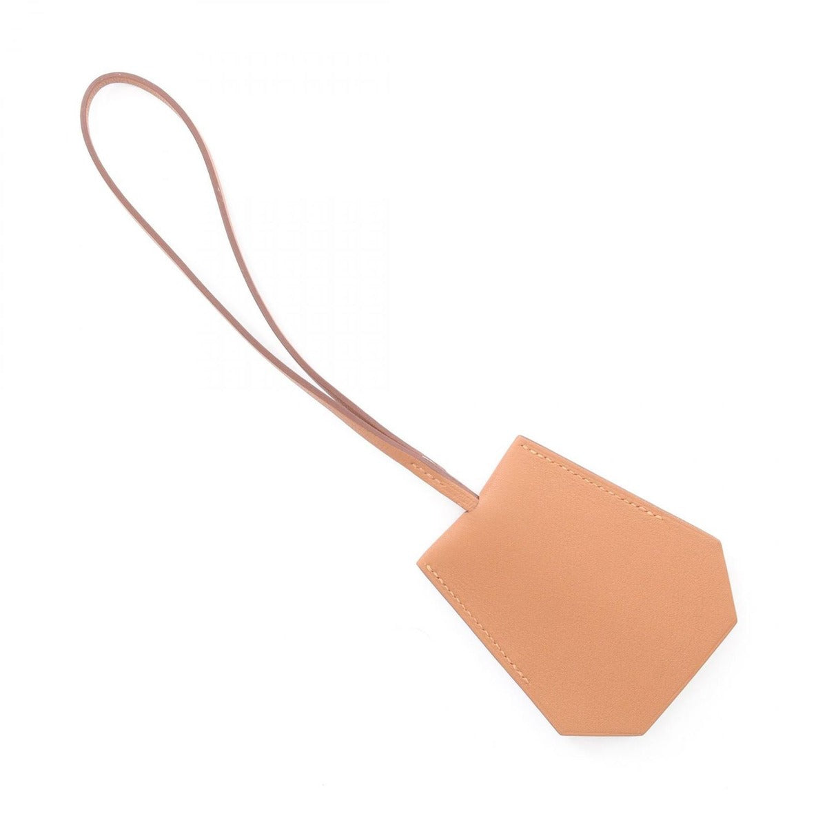 Hermes Charm Clochette Earrings Gift 2024 Gold Leather — view 2