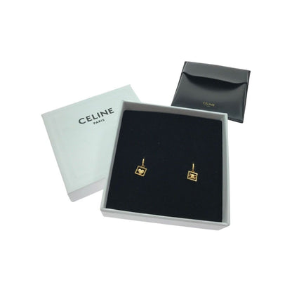 Celine Earrings Heart & Logo Gold Color Accessories