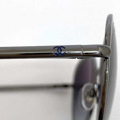 Chanel Sunglass Es F22233 Silver Gradient with Coco Mark