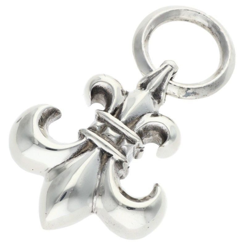 Chrome Hearts BS Fluer Charm BS Silver Necklace Top