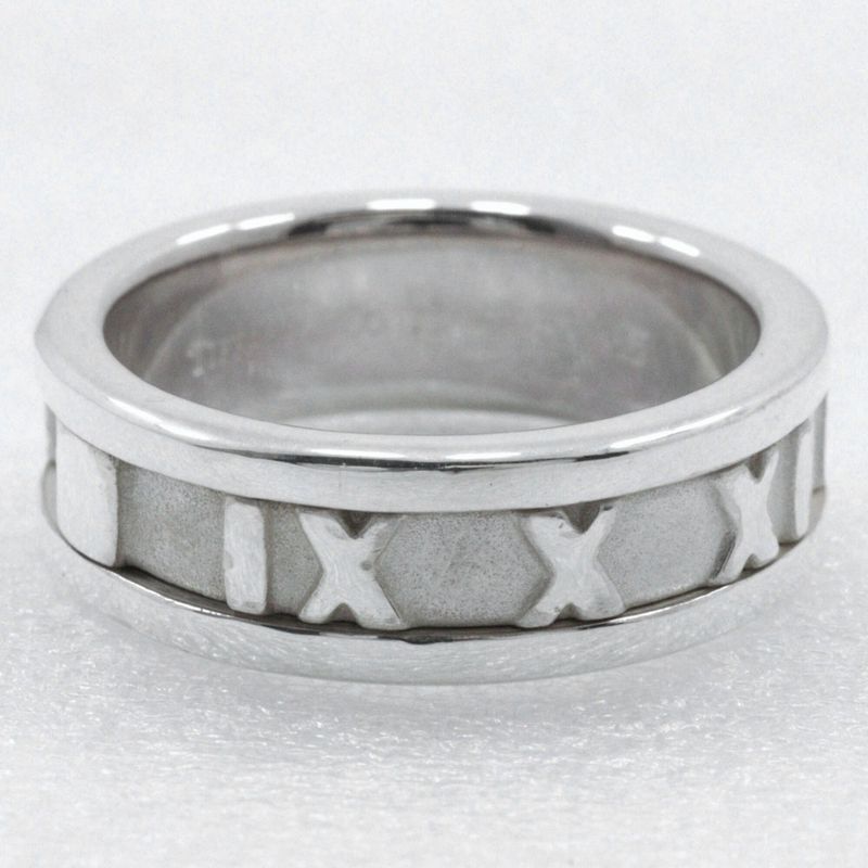[tiffany & Co] Tiffany & Co Atlas Silver 925 Size 9.5 Ladies 6.0g Ring